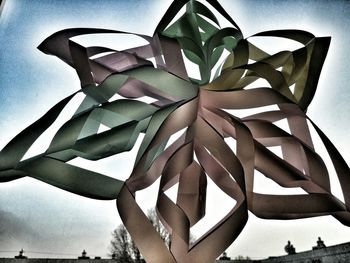 Low angle view of plants against sky