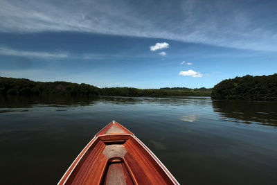 Scenic view of calm lake