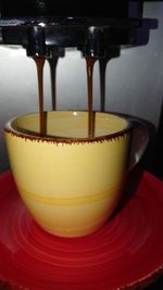 Close-up of coffee in cup