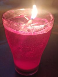 Close-up of drink in glass