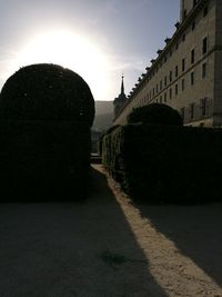 Panoramic shot of historic building against sky