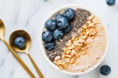 Close-up of breakfast in bowl