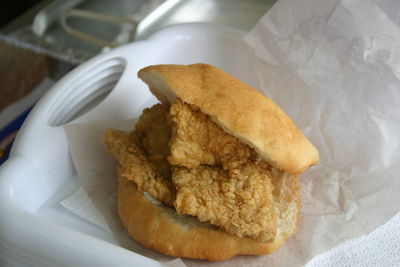 Close-up of food in plate