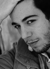 Close-up portrait of man