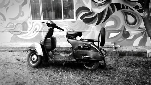 Motorcycle on street