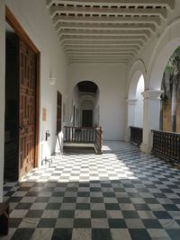 Corridor of building