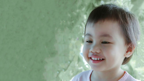 Portrait of smiling boy