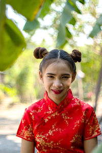 Portrait of a smiling girl