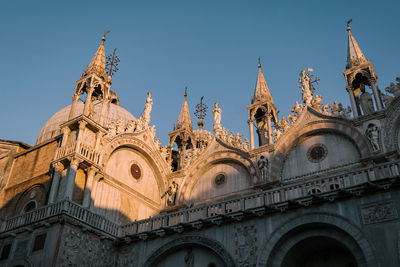 Low angle view of historical building