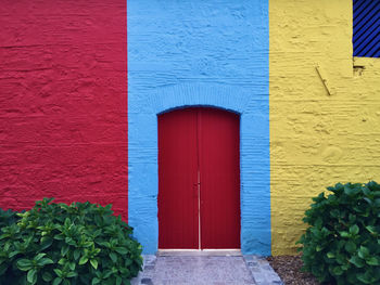 Entrance of old building