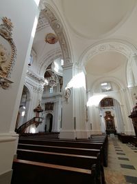 Low angle view of ceiling in building