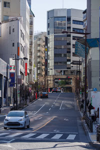 View of city street