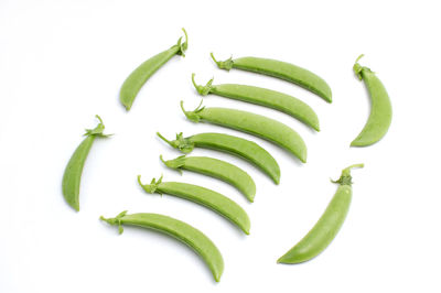 Close-up of banana against white background