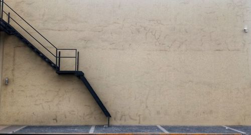 High angle view of staircase