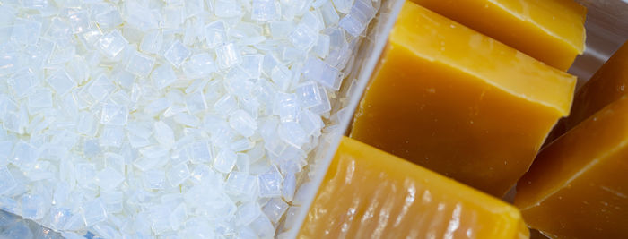 Hot melt adhesive in food labeling and packaging. thermoplastic polymers. non toxic hot melt glue