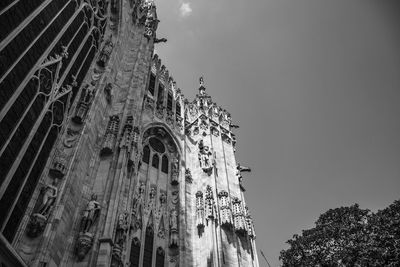 Low angle view of historical building against sky