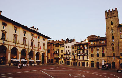 View of buildings in city