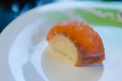 Close-up of ice cream in plate