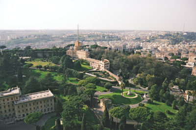 Elevated view of palace complex