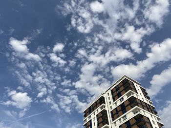 Low angle view of building against sky