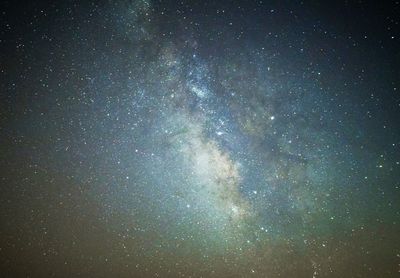 Low angle view of stars in sky at night