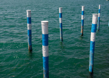 Dock for mooring boats in lovere