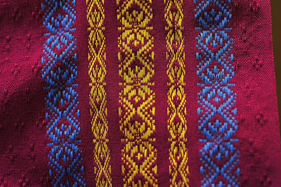 Full frame shot of multi colored curtain