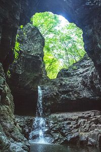 Rocks in water