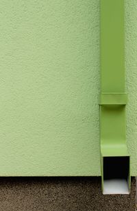 Close-up of yellow wall