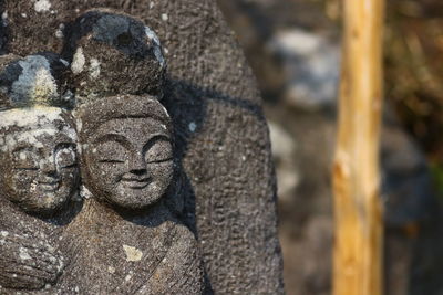 Close-up of buddha statue