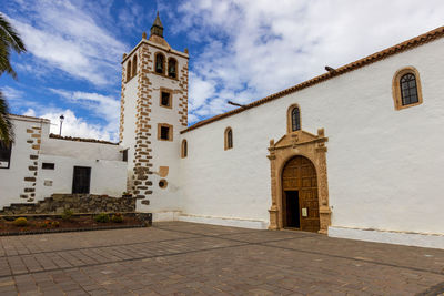 Church catedral de santa maria in betancuria on canary island fuerteventura, spain