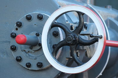 Close-up of machine part