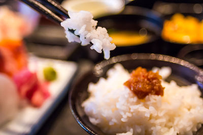 Close-up of food in bowl