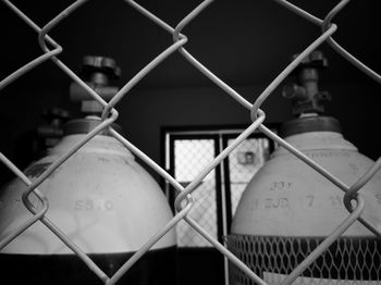 Close-up of chainlink fence