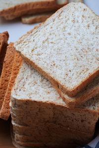 Close-up of bread on table