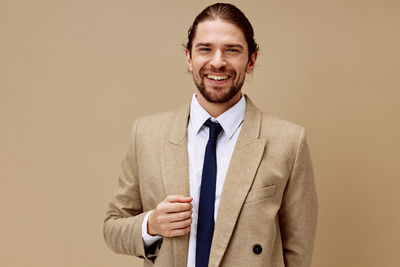 Portrait of smiling young man