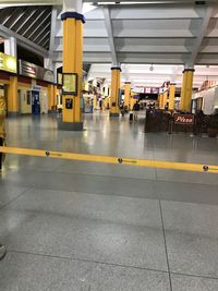 People waiting at airport