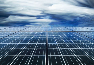 Low angle view of clouds over blue sky