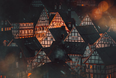 Low angle view of metal grate