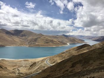Heavenly lake in tibet