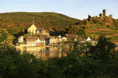 Beilstein on mosel riverbank