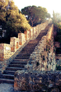 Built structure with trees in background