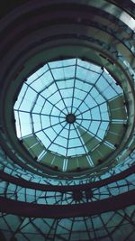 Low angle view of skylight