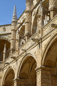 Low angle view of historical building