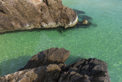 Beautiful islands on blue clear water