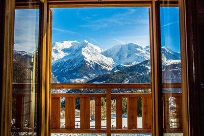 Scenic view of mountains
