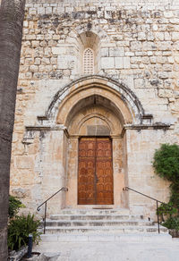 Entrance of historic building