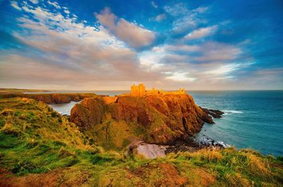 Dunnottar castle, scotland, united kingdom, europe