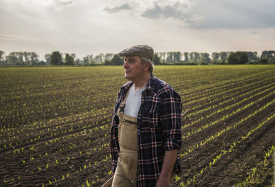 Farmer in a field