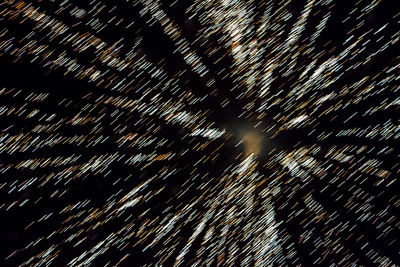 Full frame shot of sky at night